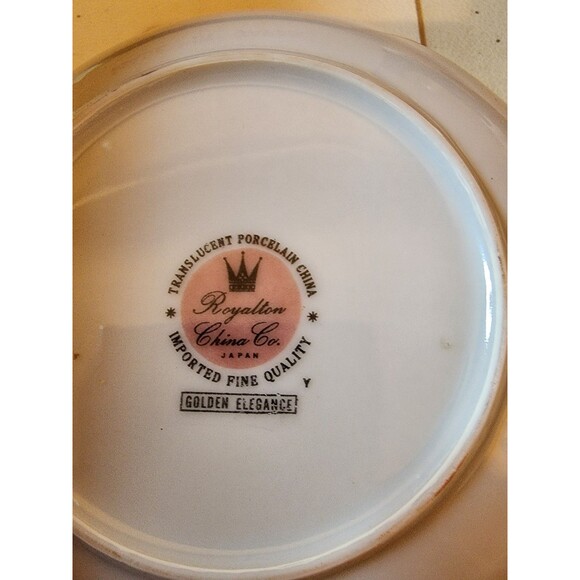 Royalton Golden Elegance Fruit Dishes – Set of 6 – Boxed Vintage Japan - Picture 9 of 9